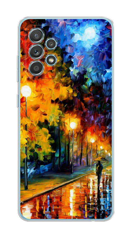 

Чехол на Samsung Galaxy A33 5G "Безлюдная улочка", Оранжевый;желтый;синий, 2104450-1