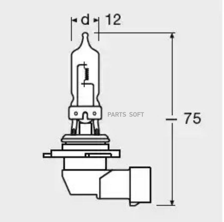 

Лампа любая модель 1989-2018 OSRAM 9005