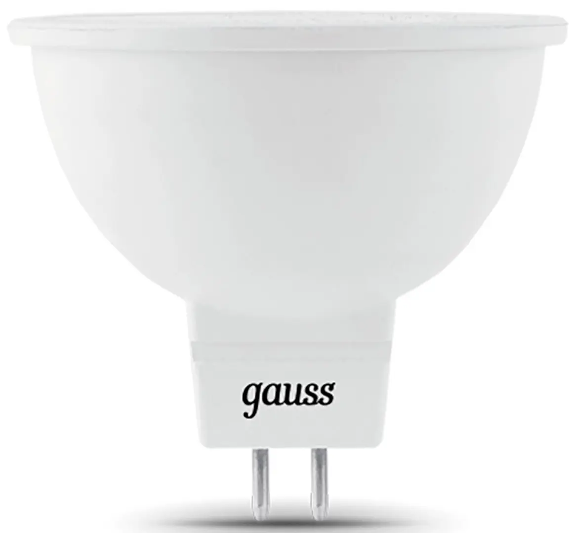 

Лампа светодиодная Gauss MR16 GU5.3 5 Вт 530 Лм холодный белый свет, для диммера