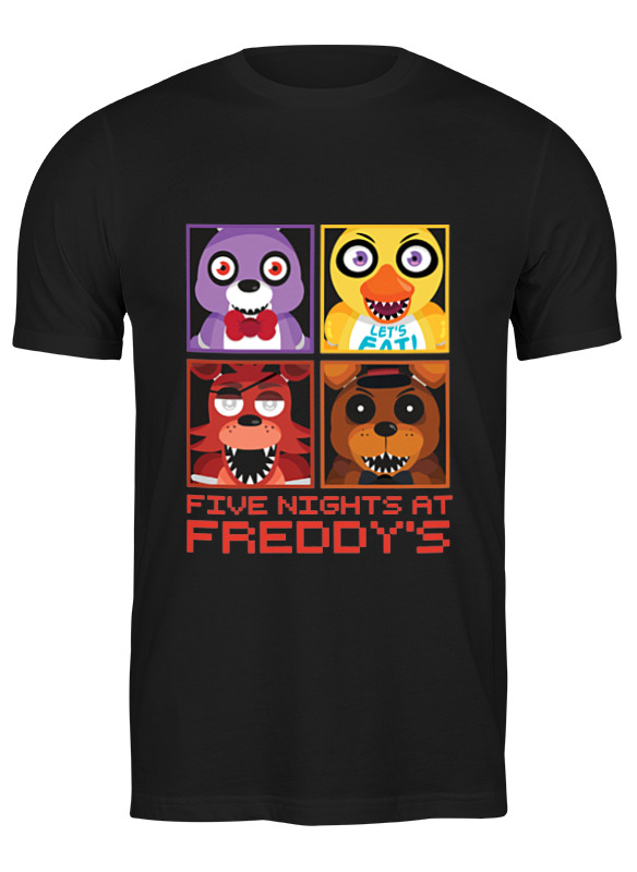 

Футболка мужская Printio Пять ночей у фредди (five nights at freddy’s) черная 3XL, Черный, Пять ночей у фредди (five nights at freddy’s)