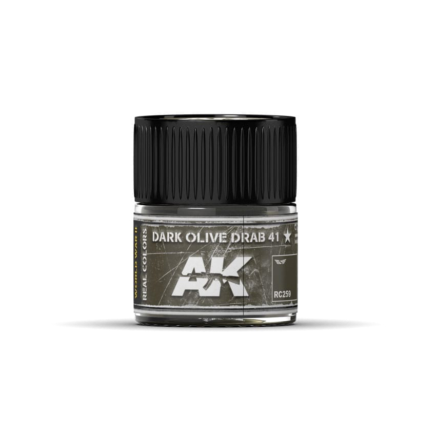 фото Акриловая краска ak interactive тёмно-оливковый 41 rc259