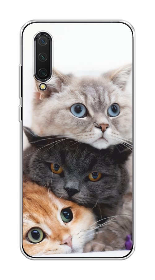 

Чехол на Xiaomi Mi CC9/Mi A3 Lite/Mi 9 Lite "Пушистые мордашки", Серый;черный;оранжевый, 36150-1