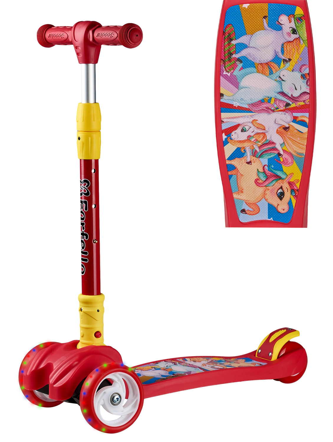 

Самокат детский Farfello Maxi-897 (6) (red/красный)