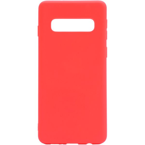 

Чехол Silicone Case для Samsung Galaxy S10 (красный)