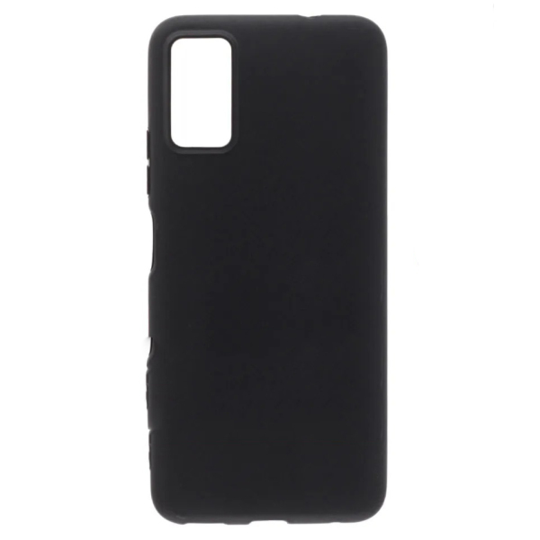 фото Силиконовый чехол для zte blade a71 soft matte черный zibelino