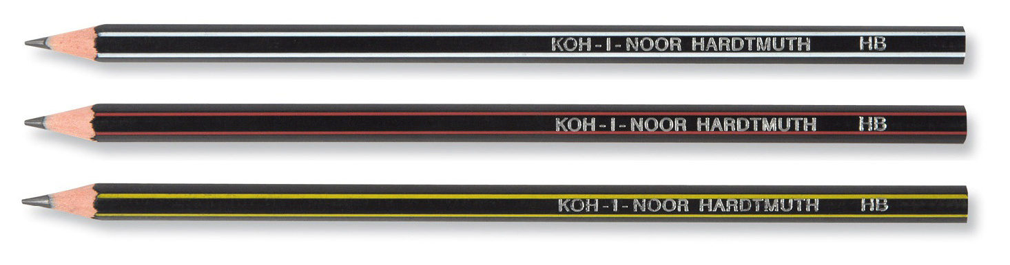 

Карандаш ч/г Koh-I-Noor 1697012003KS 1697 HB шестигран. пластик ассорти