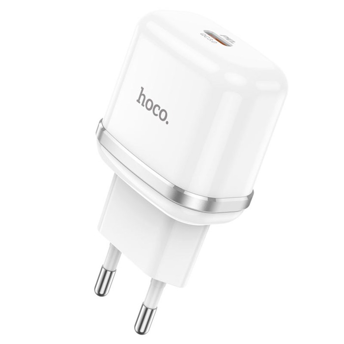 

Сетевое зарядное устройство Hoco N24, 1 Type-C, белое, N24