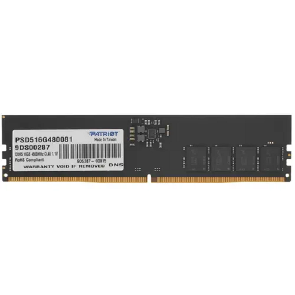 

Оперативная память Patriot Signature 16Gb DDR5 5200MHz (PSD516G520081), Signature