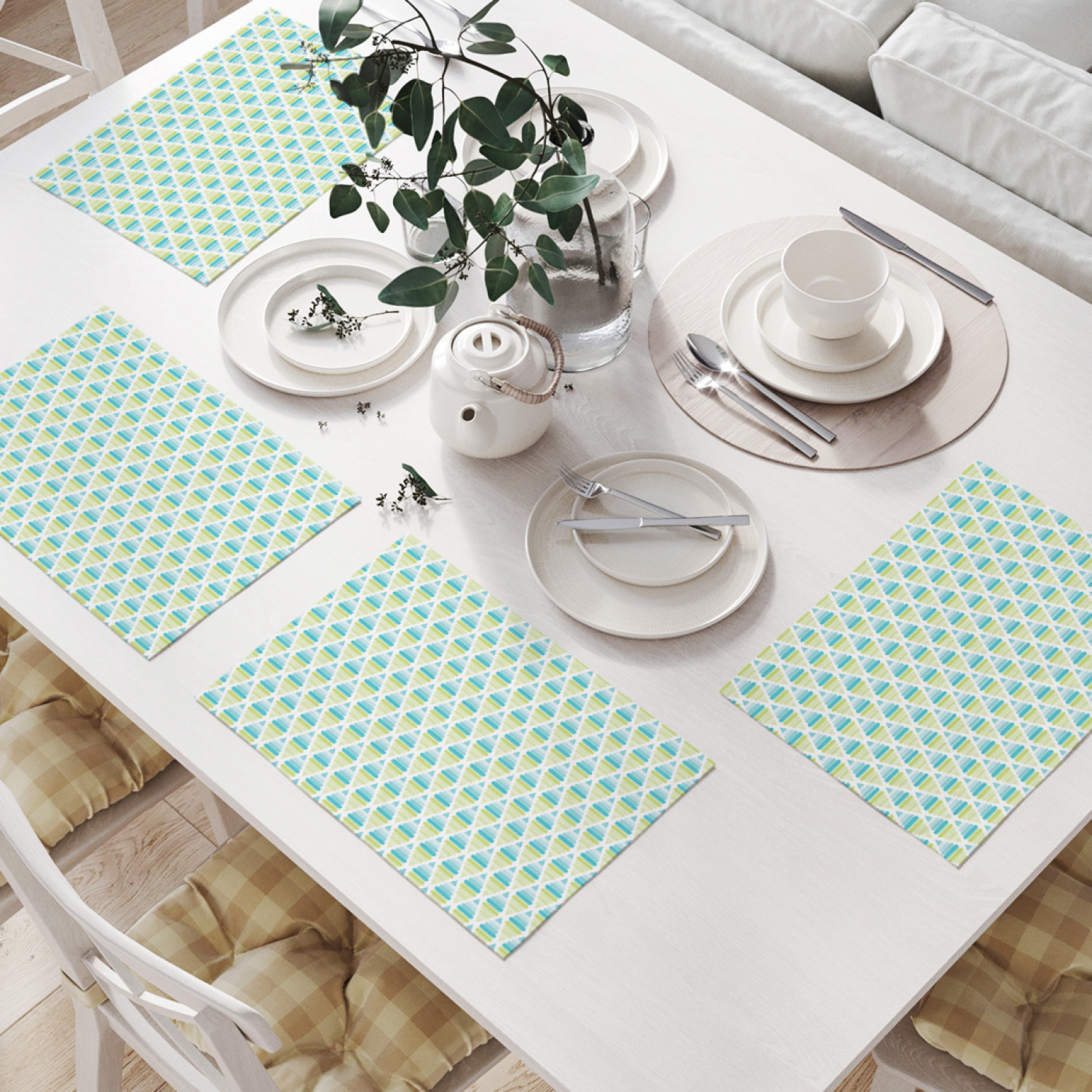 

Комплект салфеток JoyArty "Формация треугольников" (32х46 см, 4 шт.), Формация треугольников