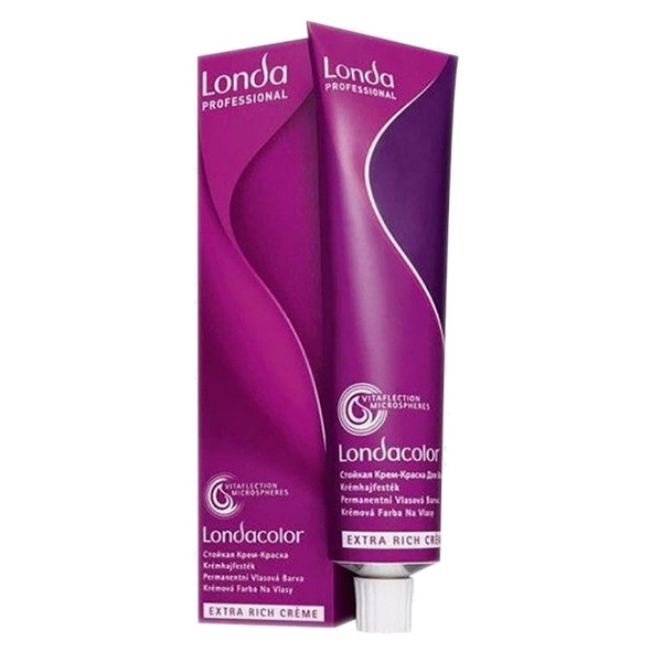 Краска для волос Londa Professional Londacolor 5/46 светлый шатен медно-фиолетовый, 60 мл краска для волос londa color permanent 10 16 яркий блонд пепельно фиолетовый 60мл