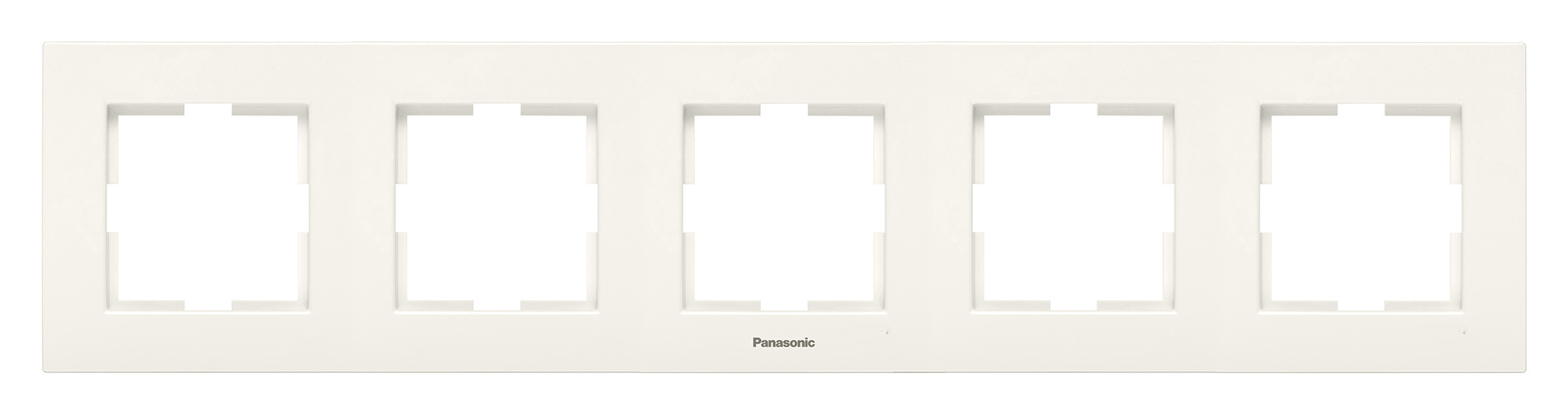 

Рамка Panasonic Karre Plus WKTF08052BG-RU 5x горизонтальный монтаж пластик бежевый (упак.: