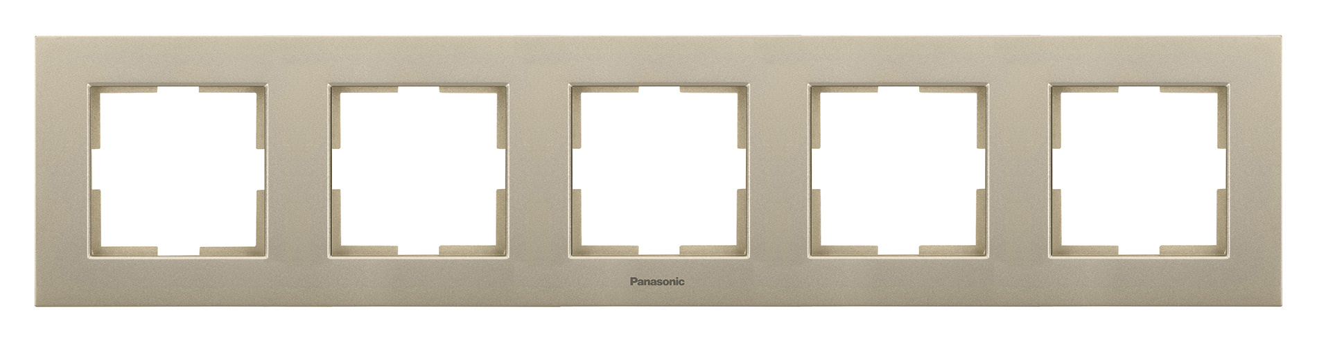 

Рамка Panasonic Karre Plus WKTF08052BR-RU 5x горизонтальный монтаж пластик бронза (упак.:1