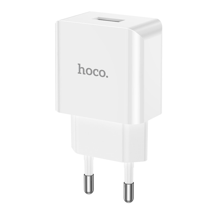 

Сетевое зарядное устройство Hoco C106A, 1 USB, белое, C106A