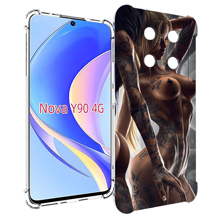 

Чехол MyPads девушки-инь-и-янь-в-татуировках для Huawei Nova Y90 (CTR-LX1) / Enjoy 50 Pro, Tocco