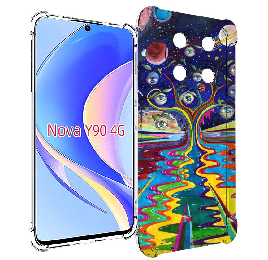 

Чехол MyPads дерево с глазами акварель для Huawei Nova Y90 (CTR-LX1) / Enjoy 50 Pro, Tocco