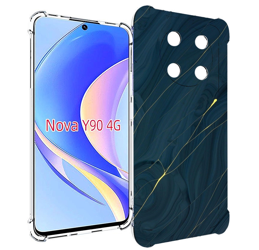 

Чехол MyPads дерево с золотыми трещинами для Huawei Nova Y90 (CTR-LX1) / Enjoy 50 Pro, Tocco