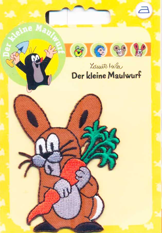 

Термоаппликация Mono Quick (14232) – Der kleine Maulwurf, Заяц с морковкой