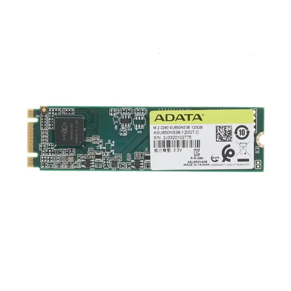 

SSD накопитель ADATA M.2 2280 120 ГБ (ASU650NS38-120GT-C)