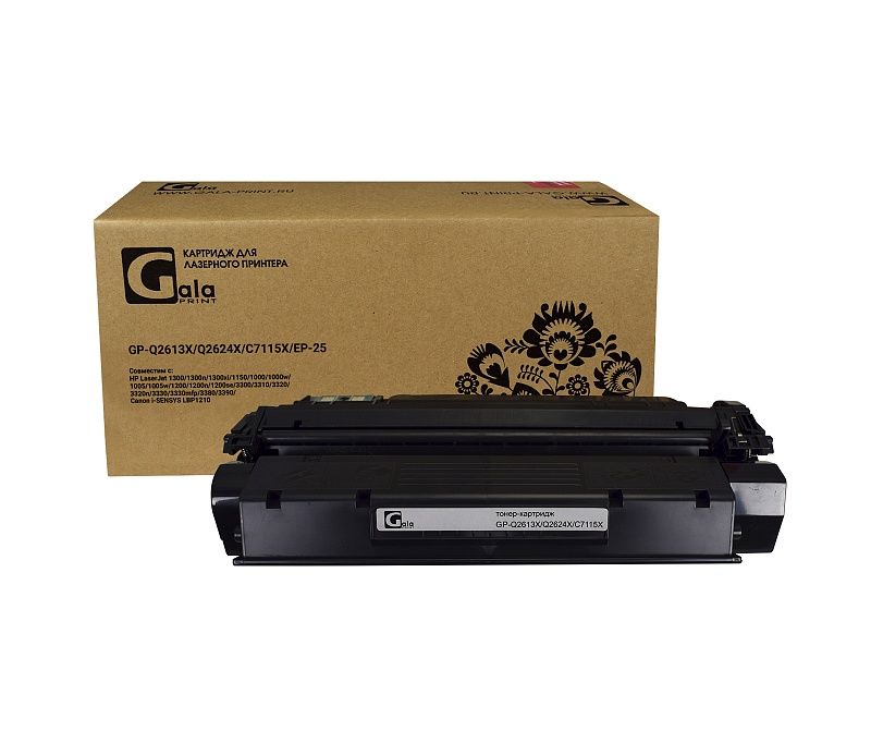 

Картридж для лазерного принтера GalaPrint (GP-Q2613X/Q2624X/C7115X) черный, совместимый