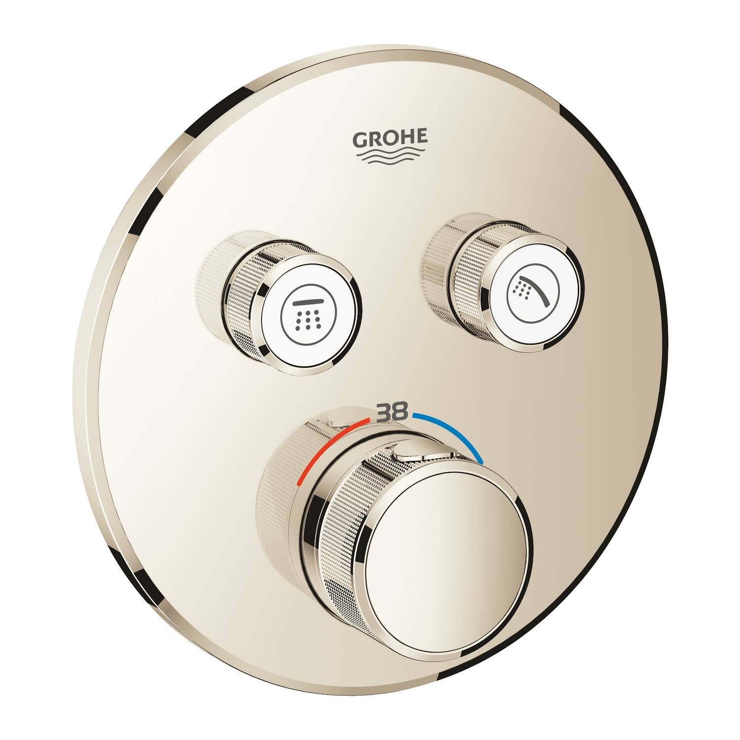 

Термостат GROHE Grohtherm SmartControl для встраиваемого монтажа на 2 выхода(29119BE0)