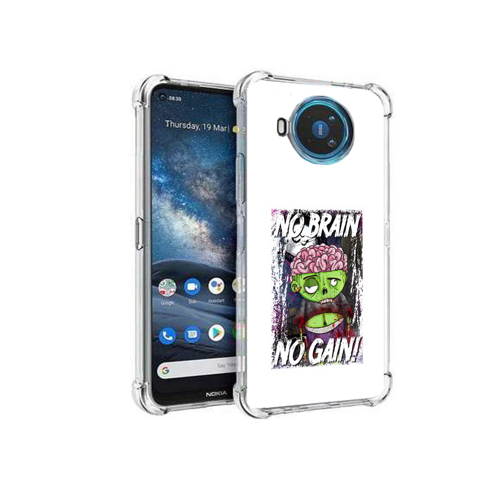

Чехол MyPads Tocco для Nokia X100 глупый зомби (PT227057.109.289), Прозрачный, Tocco