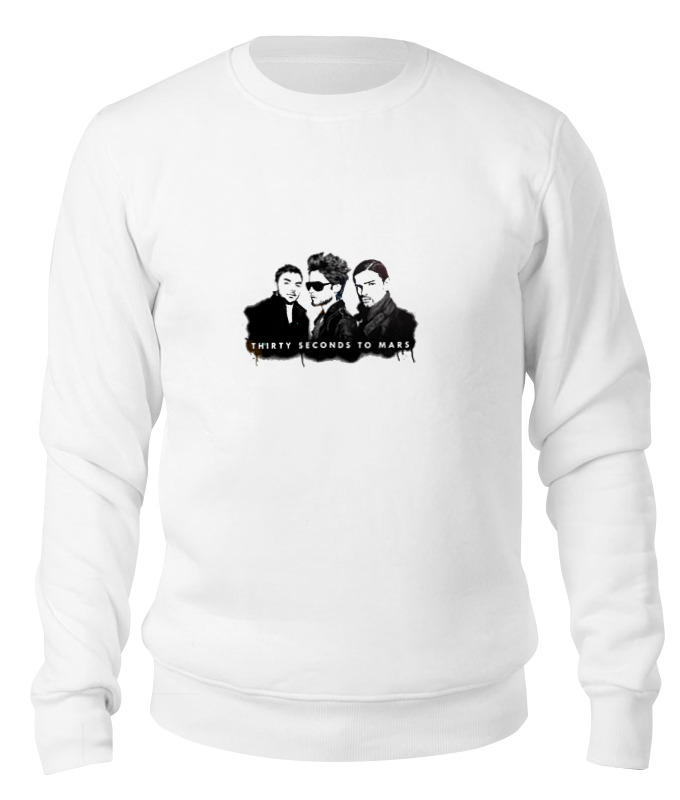 

Свитшот Printio 30 seconds to mars белый 2XL, 30 seconds to mars