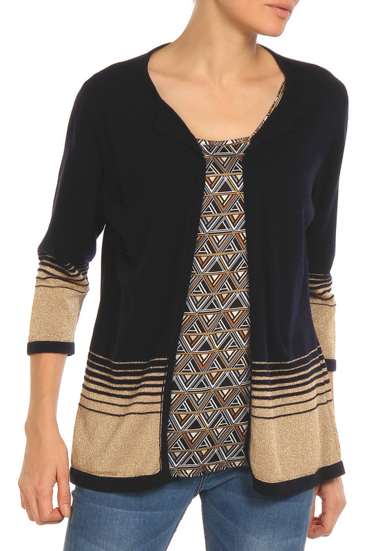 

Кардиган женский Paola Joy 332805-1 синий XL, 332805-1