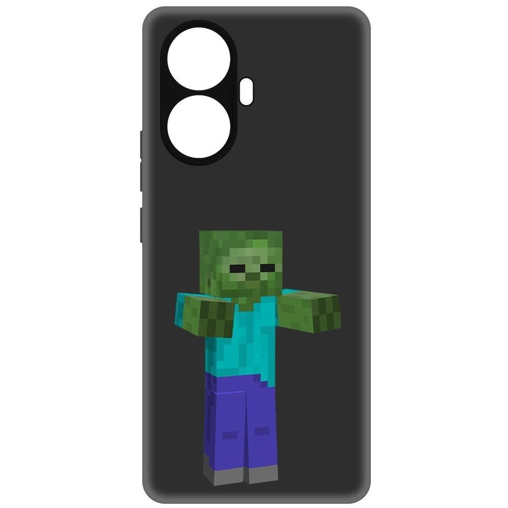 

Чехол-накладка Софт Minecraft-Гигант для Realme 10 Pro+, Черный