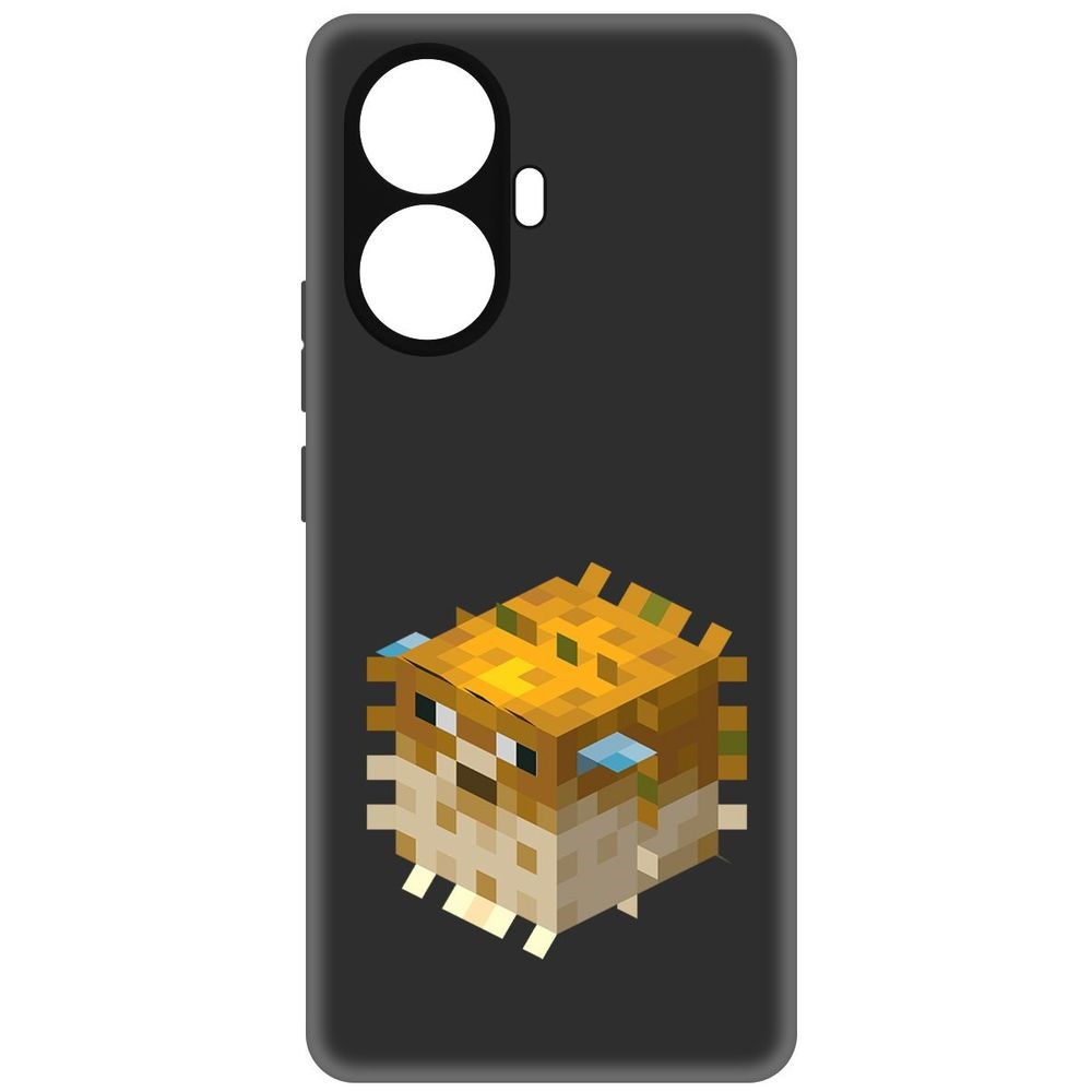 Чехол-накладка Софт Minecraft-Иглобрюх для Realme 10 Pro+