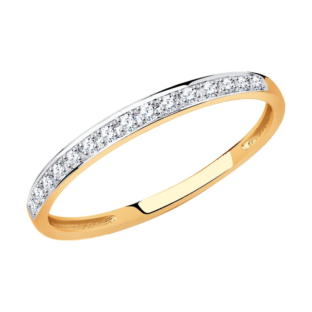 

Кольцо из золота р. 17,5 SOKOLOV Diamonds 1011396, бриллиант, 1011396