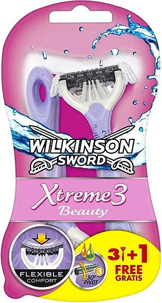 Wilkinson Sword Xtreme3 Beauty Женский одноразовый станок 4 шт 514₽