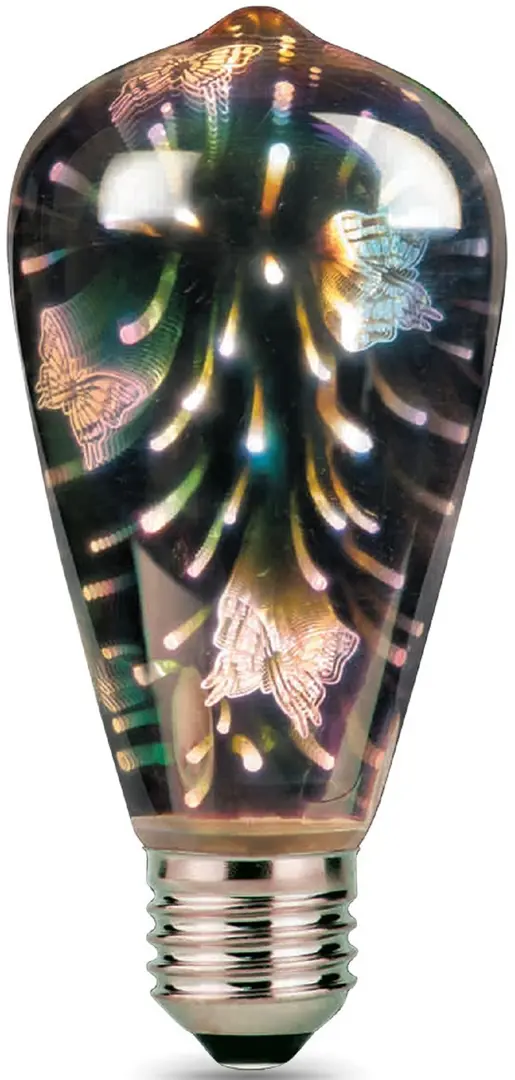 

Лампа светодиодная Gauss Filament ST64 Е27 4 Вт Butterfly-3D