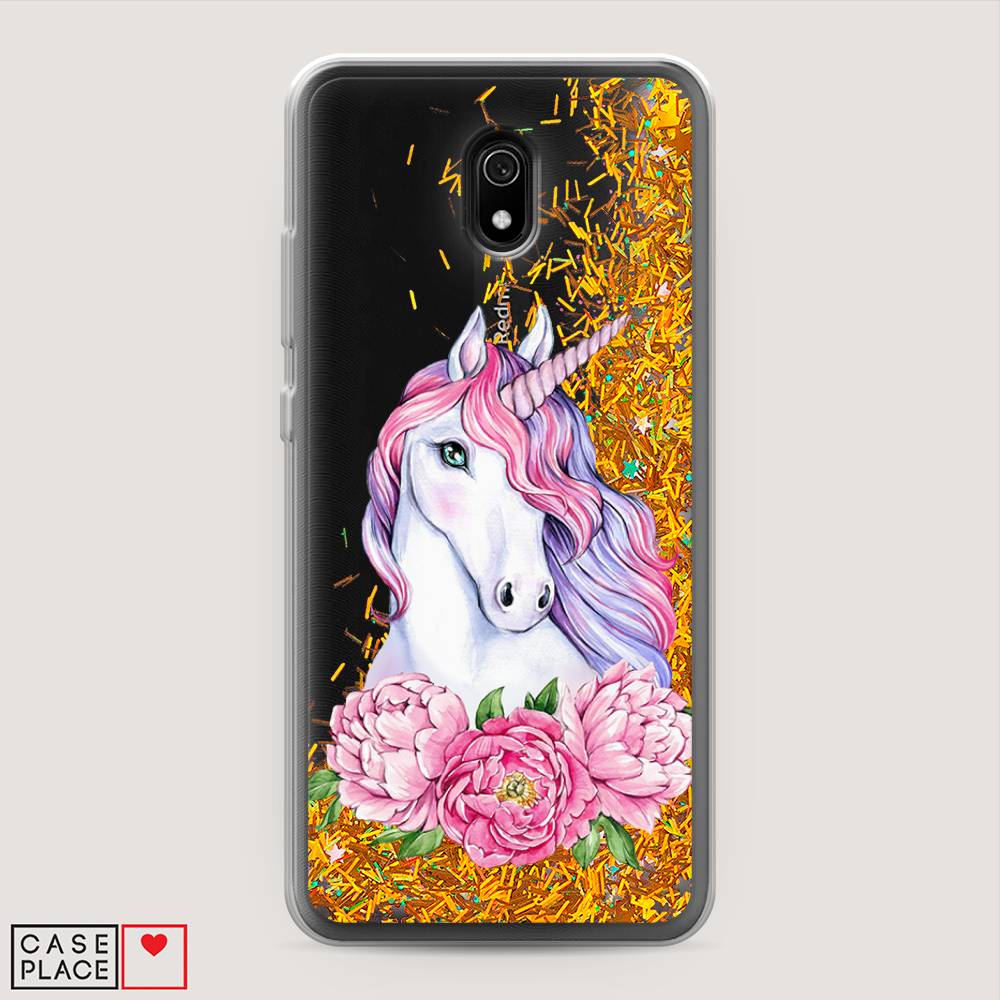 

Чехол Awog на Xiaomi Redmi 8A "Единорог с пионами", Разноцветный, 37290-1