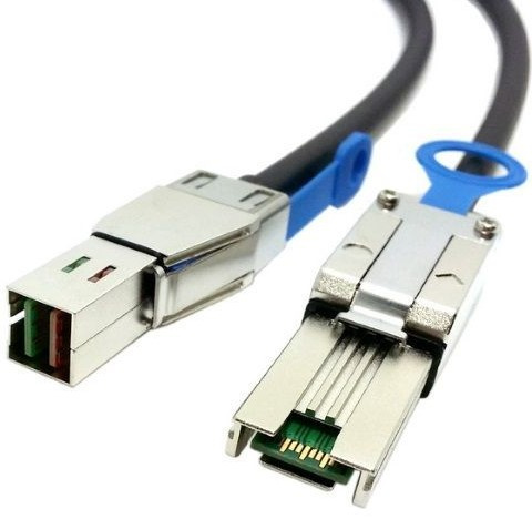 

Кабель HPE 716197-B21 Enterprise/External 2.0m (6ft) Mini-SAS HD 4x to Mini-SAS HD 4x Cabl, 716197-B21