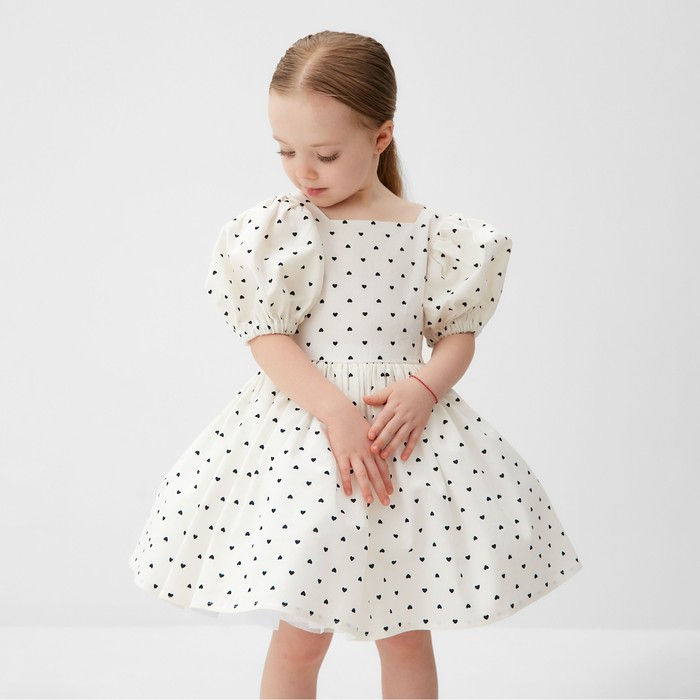 

Платье детское MINAKU PartyDress, белый, 98
