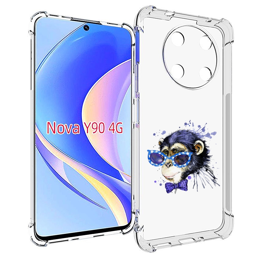 

Чехол MyPads акварельная обезьяна для Huawei Nova Y90 (CTR-LX1) / Enjoy 50 Pro, Tocco