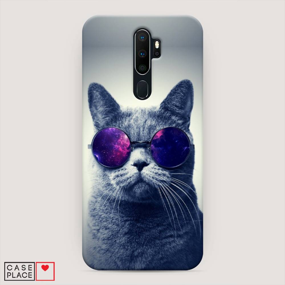 

Пластиковый чехол "Космический кот" на Oppo A9 (2020), 251920-1