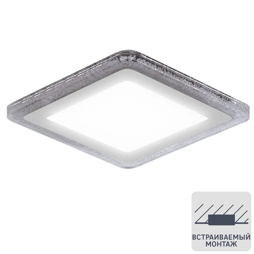 

Светильник точечный встраиваемый LED Gauss BL324 LED-подсветка 12+4 Вт 1200 Лм теплый