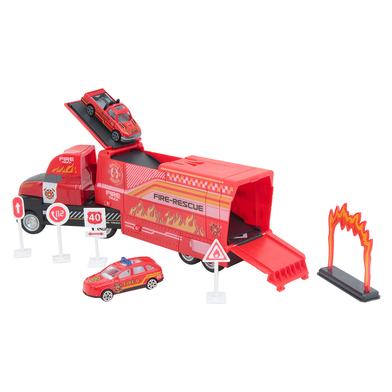 фото Набор игровой игруша пожарная парковка