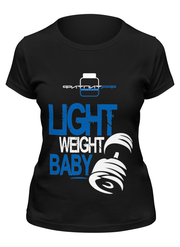 фото Футболка женская printio фитпит.рф - спортивное питание черная s