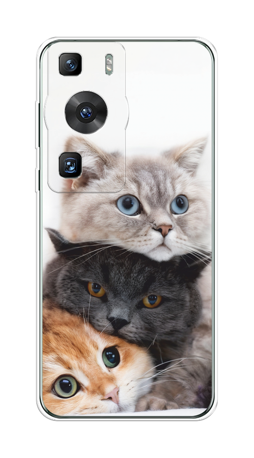 

Чехол на Huawei P60/P60 Pro "Пушистые мордашки", Серый;черный;оранжевый, 6121050-1