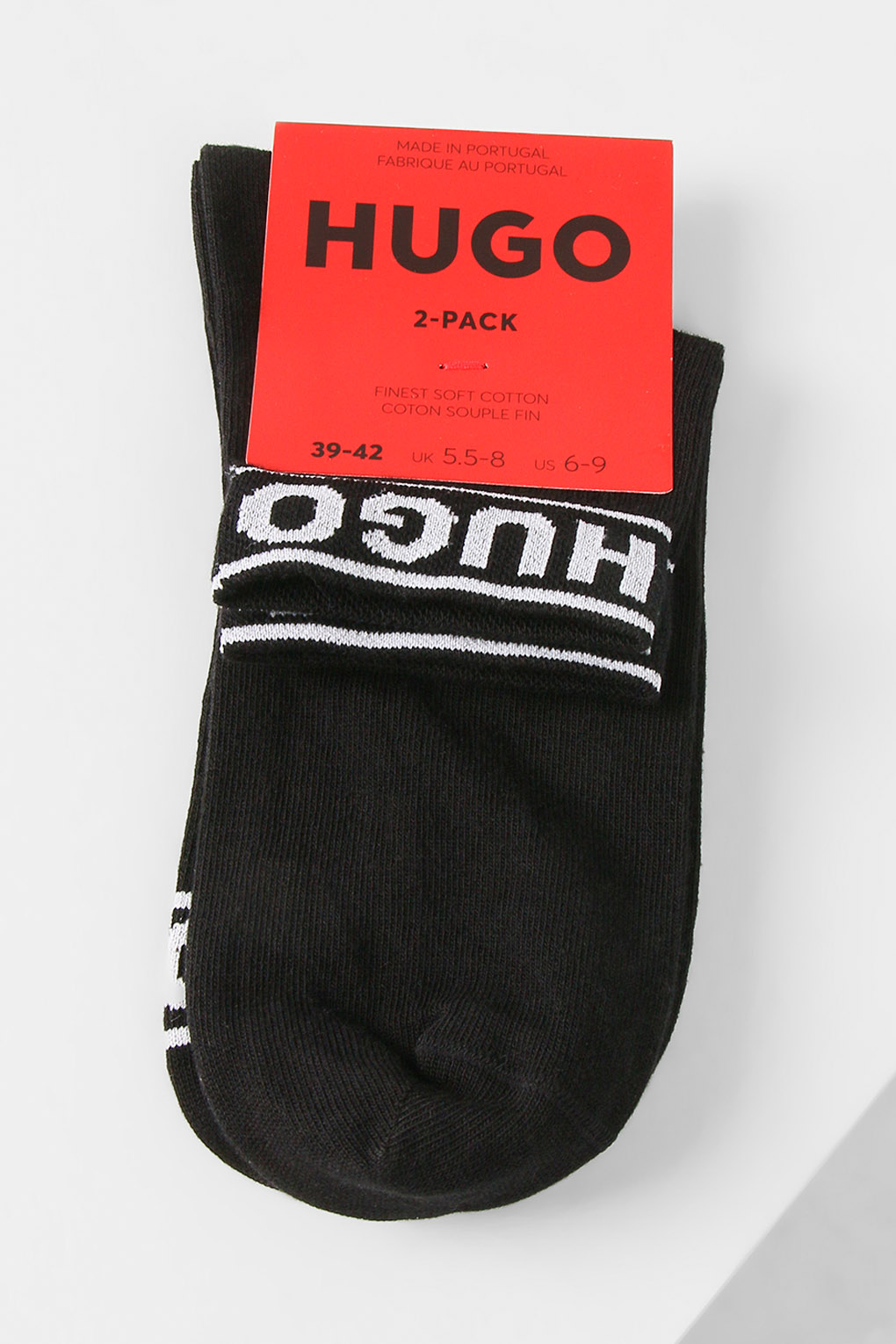

Комплект носков женских HUGO 50469291 черных 35-38, Черный, 50469291