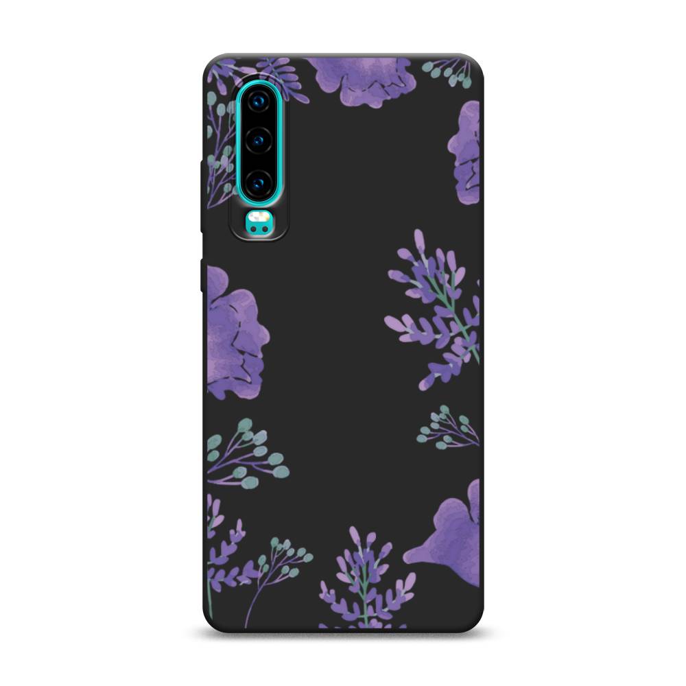 

Чехол Awog на Huawei P30 "Сиреневая цветочная рамка", Разноцветный, 68552-1