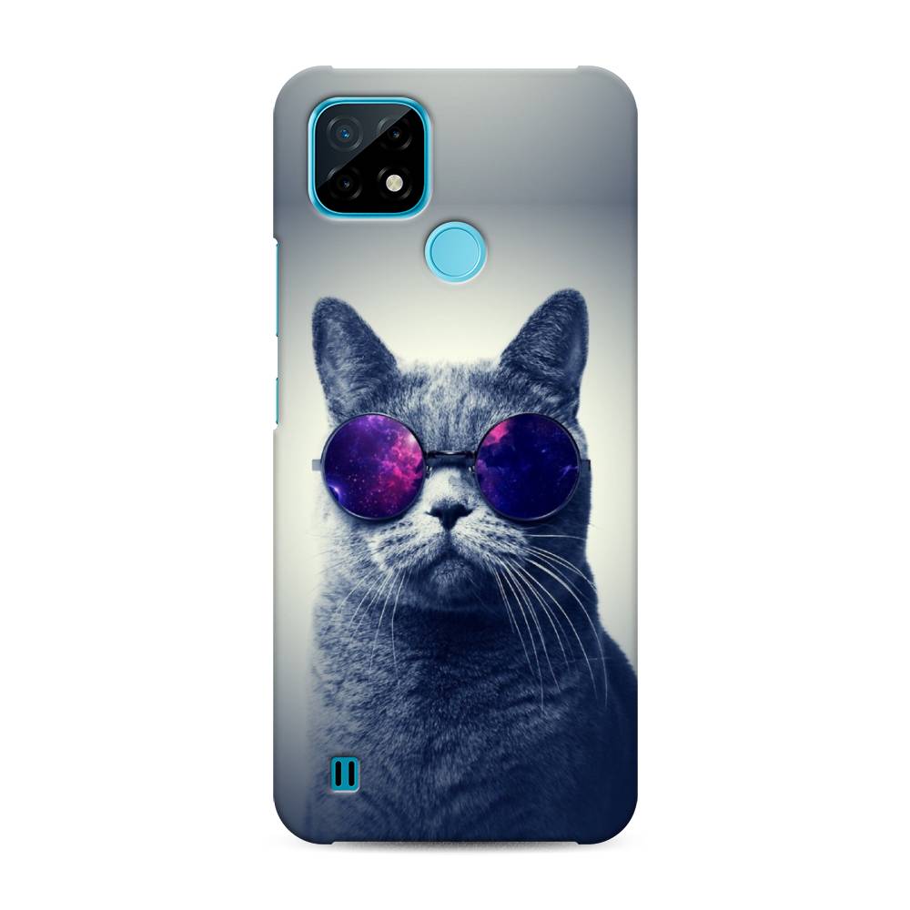 

Пластиковый чехол "Космический кот" на Realme C21, 254920-1