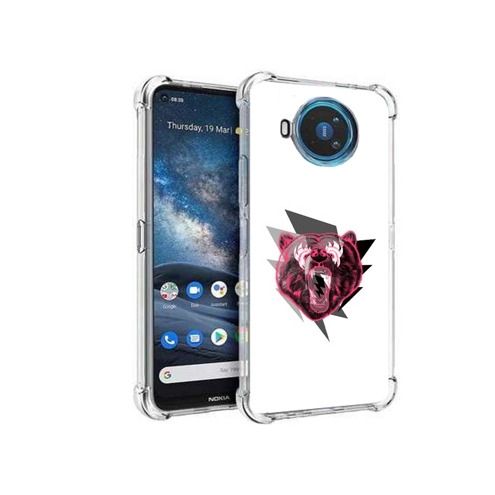 

Чехол MyPads Tocco для Nokia X100 грозовой медведь (PT227057.109.301), Прозрачный, Tocco