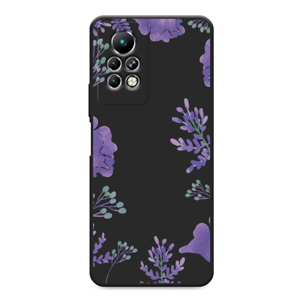 

Чехол Awog на Infinix Note 11 Pro "Сиреневая цветочная рамка", Разноцветный, 3100552-1