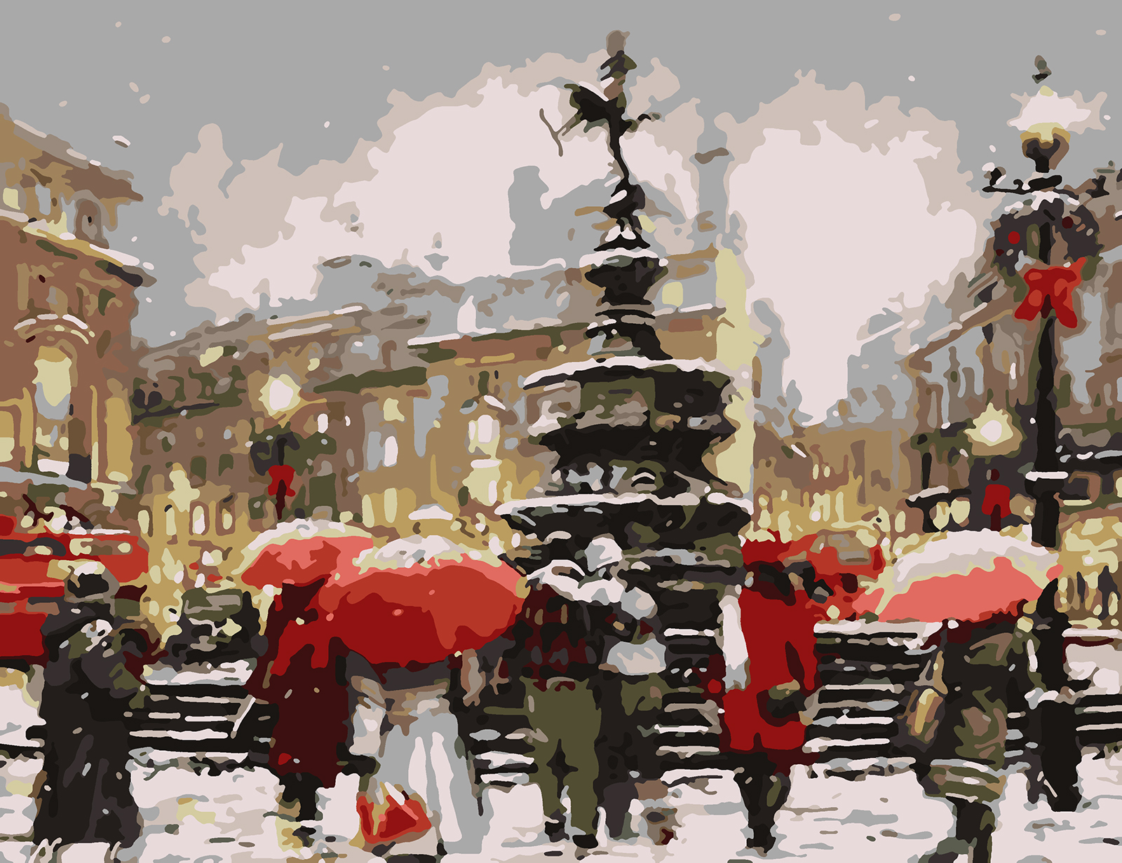 

Картина по номерам Красиво Красим Первый Снег 100х120см, Первый Снег