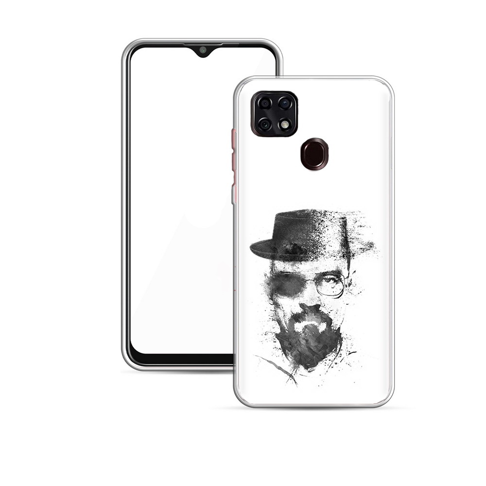 

Чехол MyPads Tocco для ZTE Blade 20 Smart загадочный человек (PT226940.456.347), Прозрачный, Tocco