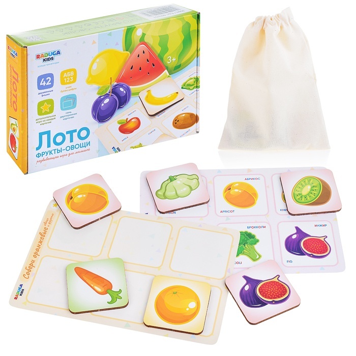 

Raduga Kids Фрукты-Овощи-Ягоды, в коробке