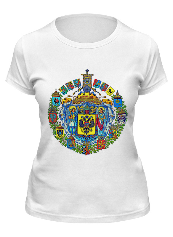

Футболка женская Printio Российская империя белая XL, Белый, Российская империя